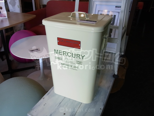 買取金額　1000円 Mercury スクエア ダストビン